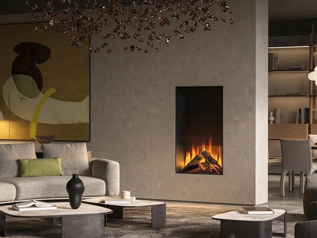 Chimenea eléctrica British Fires Knightwood